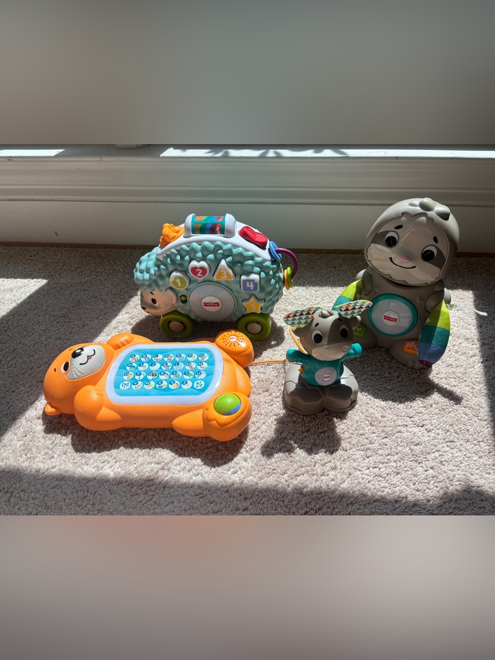 Fisher-Price Linkimals Interactive Learning Otter Hedgehog Moose Sloth Discontin